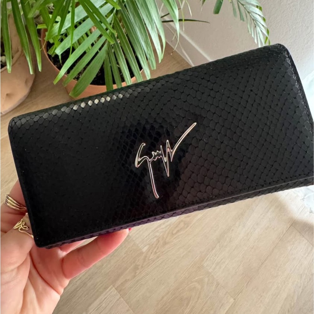 Giuseppe Zannoti Italian NEW Black Designer Wallet